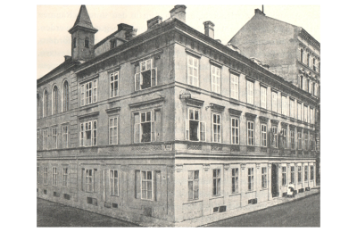 První dům – klášter na Fasangasse č. 4, Vídeň, koupen 14. 5. 1869