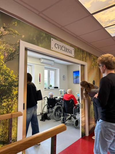 Projektový den v domově pro seniory v Kobylisích