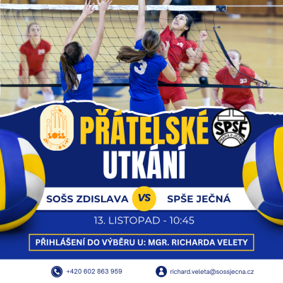 Přátelské utkání ve volejbale