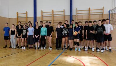 Přátelské utkání ve volejbale