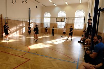 Přátelské utkání ve volejbale