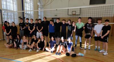 Přátelské utkání ve volejbale