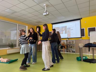 Projektový den v domově pro seniory v Kobylisích