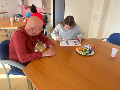 Projektový den v domově pro seniory v Kobylisích - 4. SČ