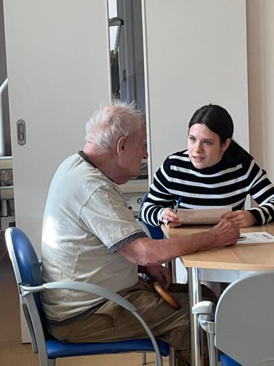 Projektový den v domově pro seniory v Kobylisích - 4. SČ