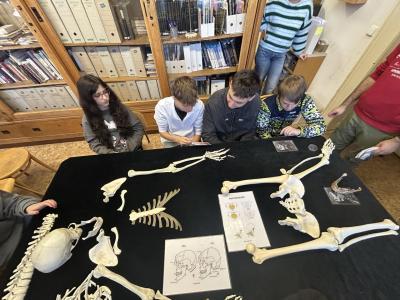 Exkurze do Hrdličkova muzea a návštěva programu Sběratelé kostí