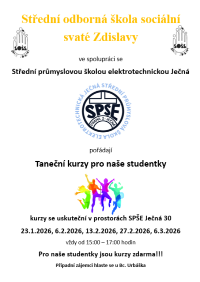 Taneční kurzy pro naše studentky