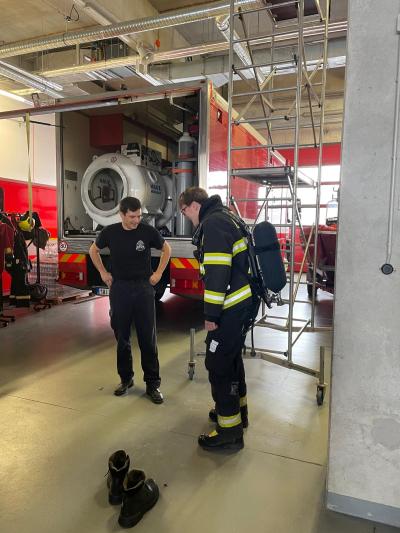 Exkurze na Hasičské stanici Modřany