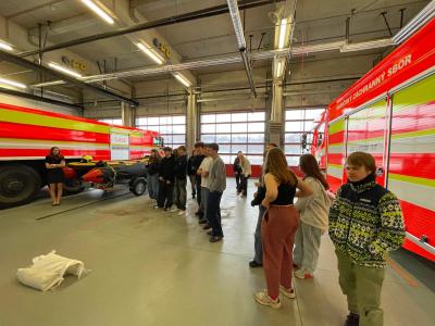 Exkurze na Hasičské stanici Modřany
