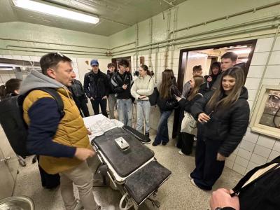 Návštěva podzemní nemocnice Thomayerovy nemocnice