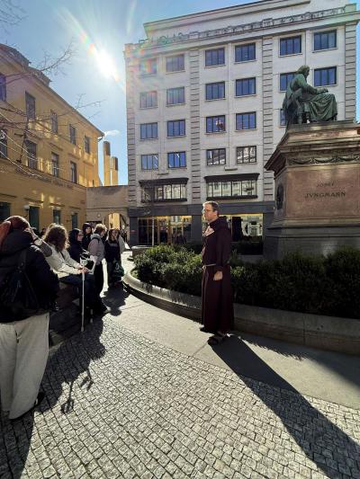 Návštěva Františkánské knihovny