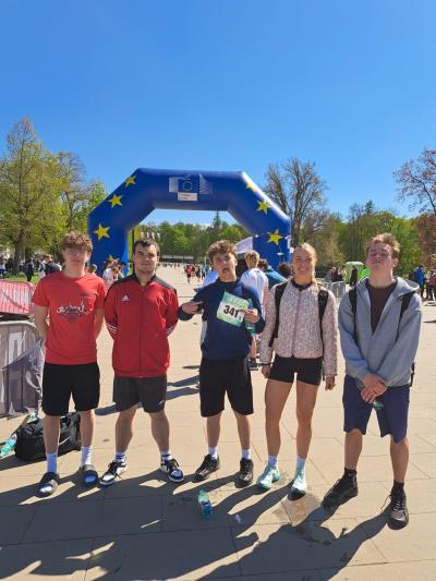 Naši žáci na Juniorském maratonu
