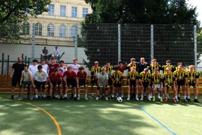 Meziškolní fotbálek SOŠS svaté Zdislavy a SPŠE Ječná