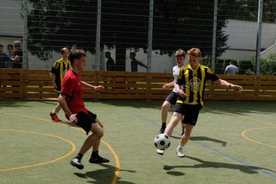 Meziškolní fotbálek SOŠS svaté Zdislavy a SPŠE Ječná